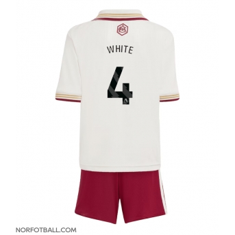 Billige Fotballdrakt Arsenal Ben White #4 Replika Tredjedraktsett Barn 2025-26 Kortermet (med bukser)